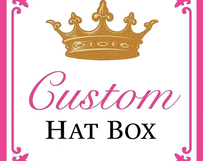 Custom Hat Box