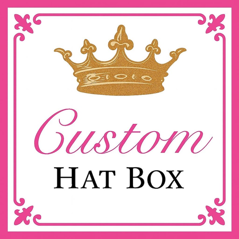 Custom Hat Box - Etsy