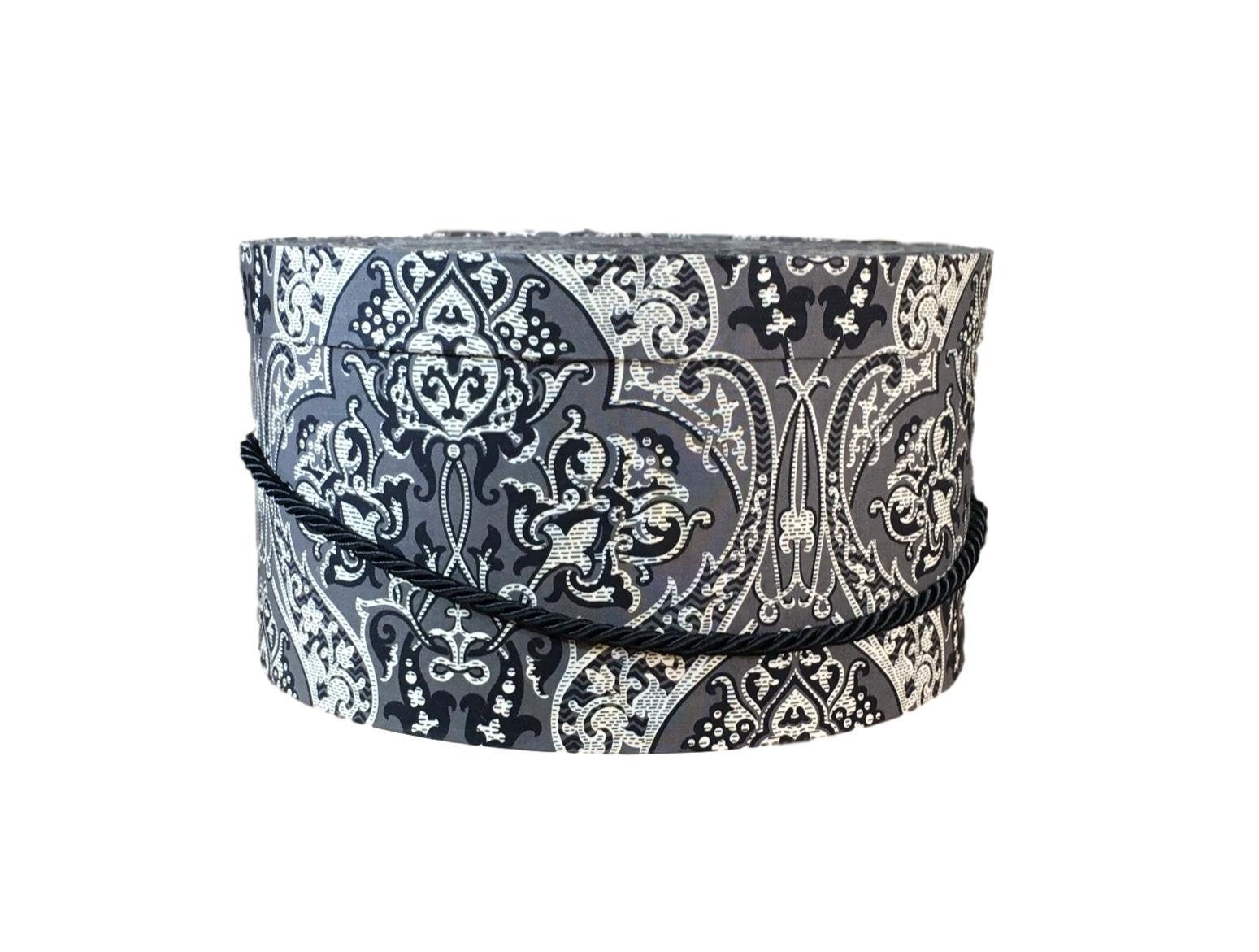 MEN'S 13” Hat Box in Grey Fabric