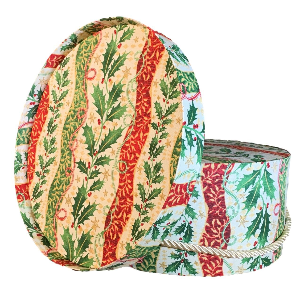 Christmas Hat Box, Keepsake Ornament Box