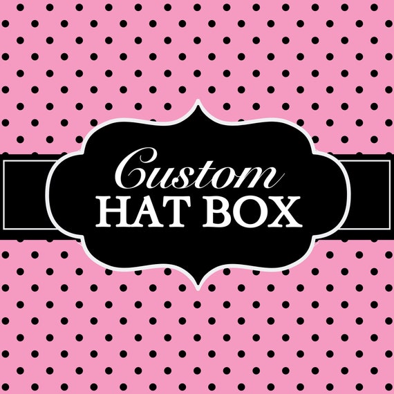 Custom Hat Box Etsy