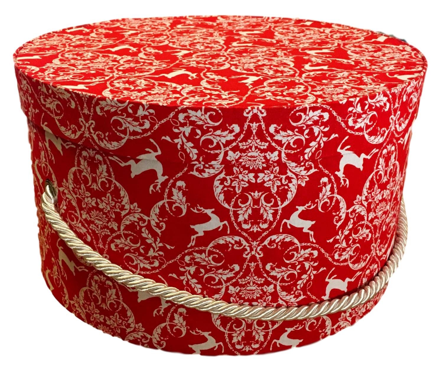 Christmas Hat Box, Keepsake Ornament Box, Night Before Christmas Box, Hostess Gift, Gift Wrap 