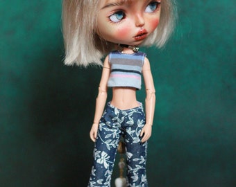 Blythe Two Piece Set,Blythe jeans,Neo Blythe Clothes,Blythe Summer Clothes,ob22 doll,ob24 obll