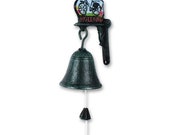 Vintage Cast Iron Doorbell Knocker Holland Bicycle