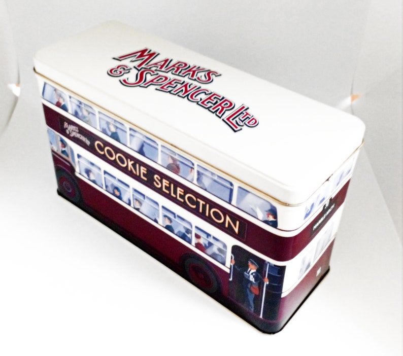 Vintage Marks And Spencer Cookie Selection Biscuit Tin London Etsy Vintage Marks And Spencer Cookie Selection Biscuit Tin London Etsy