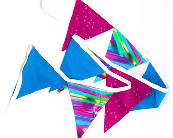 Girls colorful bunting