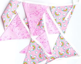 Pink Rainbow Bunting