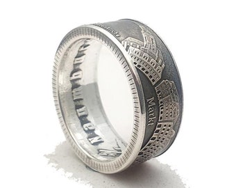 Silver ring city ring from Naumburg Saale customizable