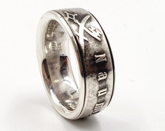 Coin ring city ring silver motif Naumburg Saale personalized engraving