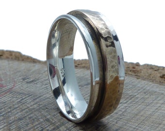 Mens 23k Gold Ring Etsy