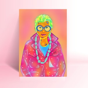 Illustration Iris Apfel