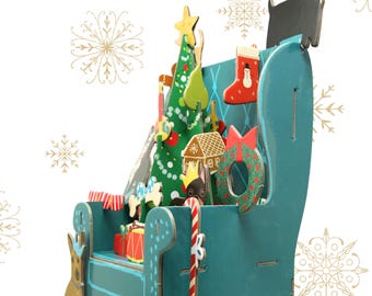 Christmas Dogs Pop and Slot – Advent Calendar for Christmas Countdown – Christmas Activity for Dog Lovers and Animal Lovers