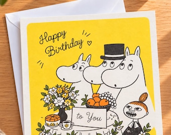Moomin Birthday Card – Moomin Birthday Song Card for Him – Moomin Gift Idea