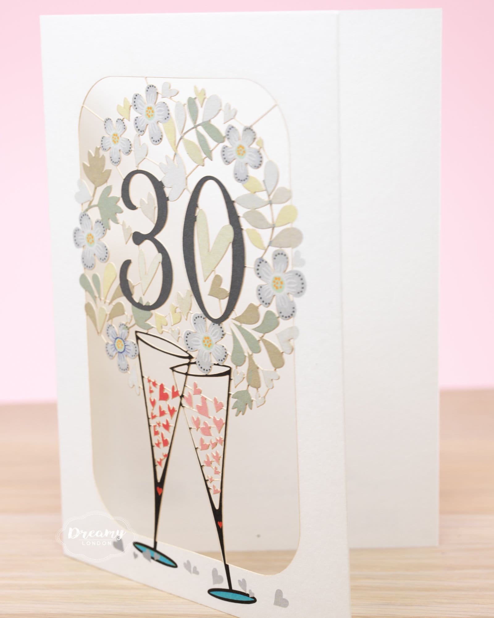 Biglietto Di Auguri Extra Large Per Anniversario Della Moglie - Formato 30,5x19,1 Cm Con 8 Pagine Interne E Lamina Oro - 2