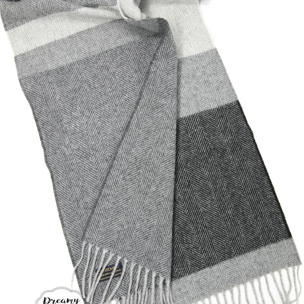 Mens Striped Scarf Etsy