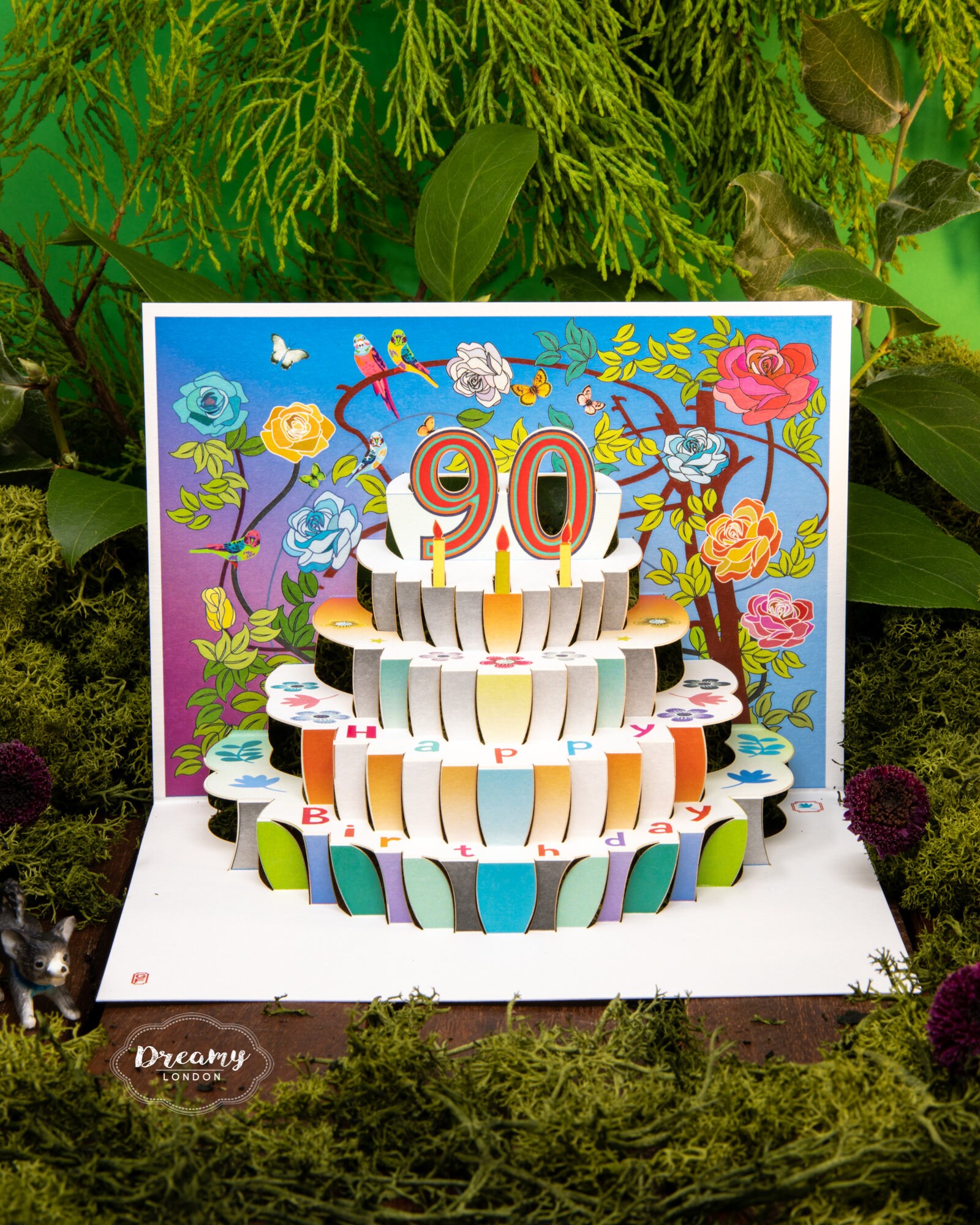 90th Birthday Card// Laser Cut Pop Up 90th Birthday Card 90th | Etsy