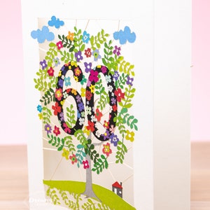 60th birthday card, 60th birthday gift, 60th birthday, 60th birthday ideas, 60th birthday gifts, happy 60th birthday, Happy Birthday, Tree gift, Adult Birthday Card, Happy Birthday Card, mum birthday card, birthday card mum, 60 birthday card