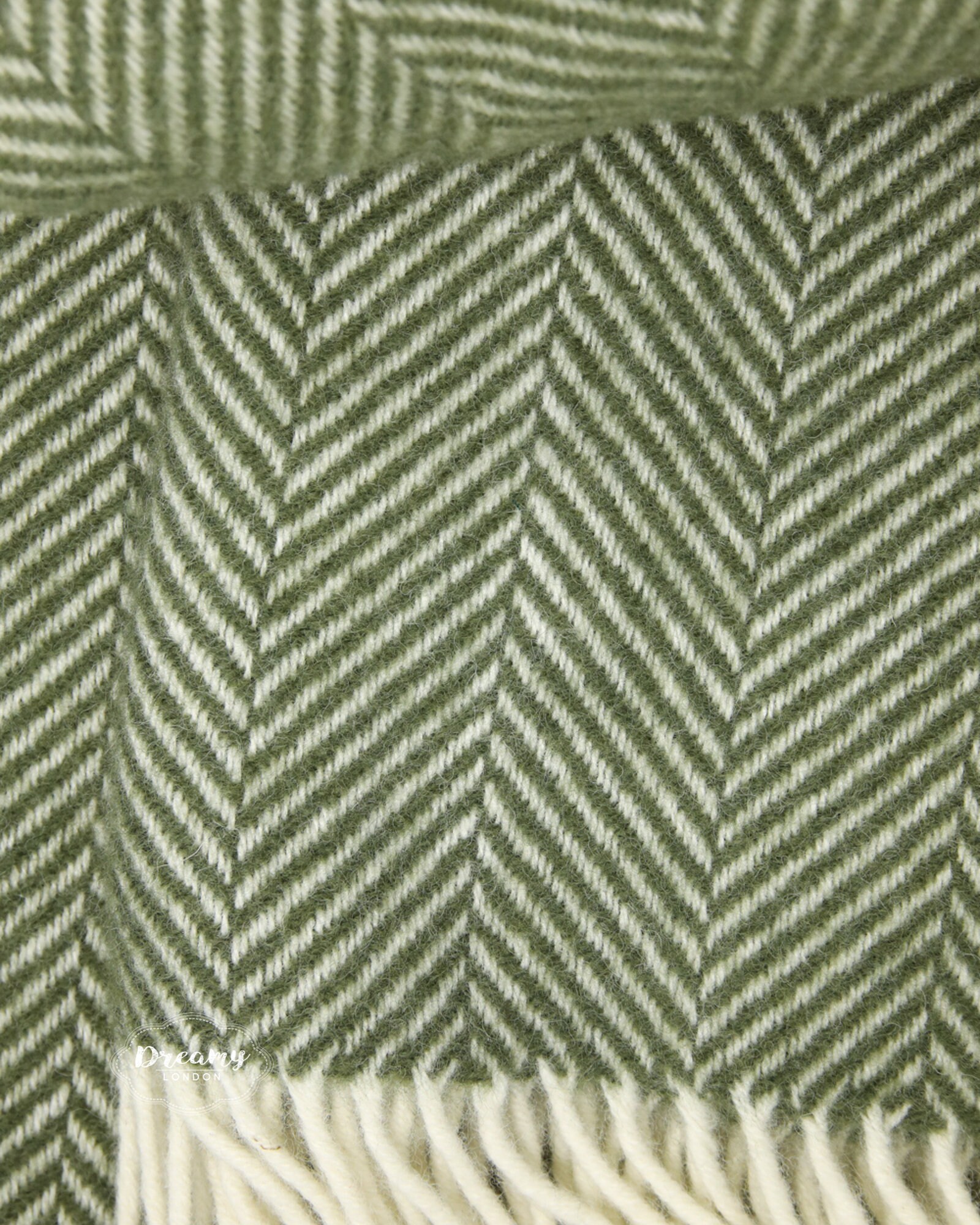 Olive green herringbone throw new arrivals