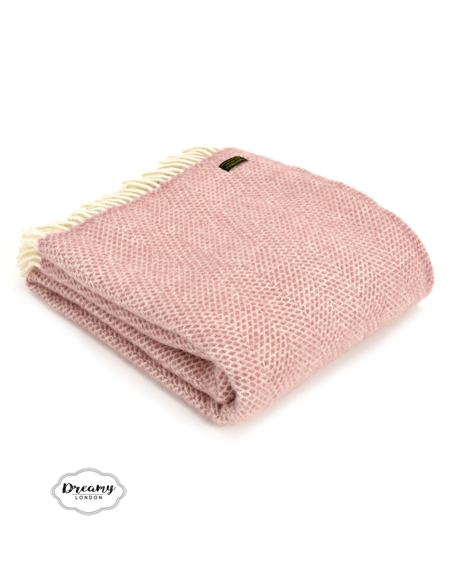 Pink Wool Blanket Pure Wool Blanket Throw Chunky Quilt Etsy