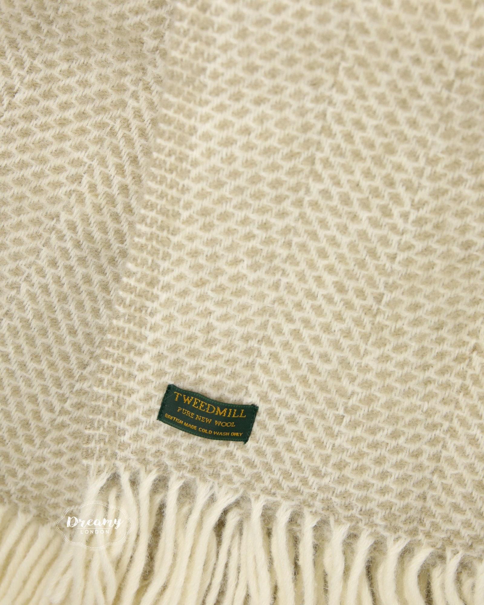 Oatmeal Beige Thick Wool Blanket Pure Wool Blanket Throw Etsy