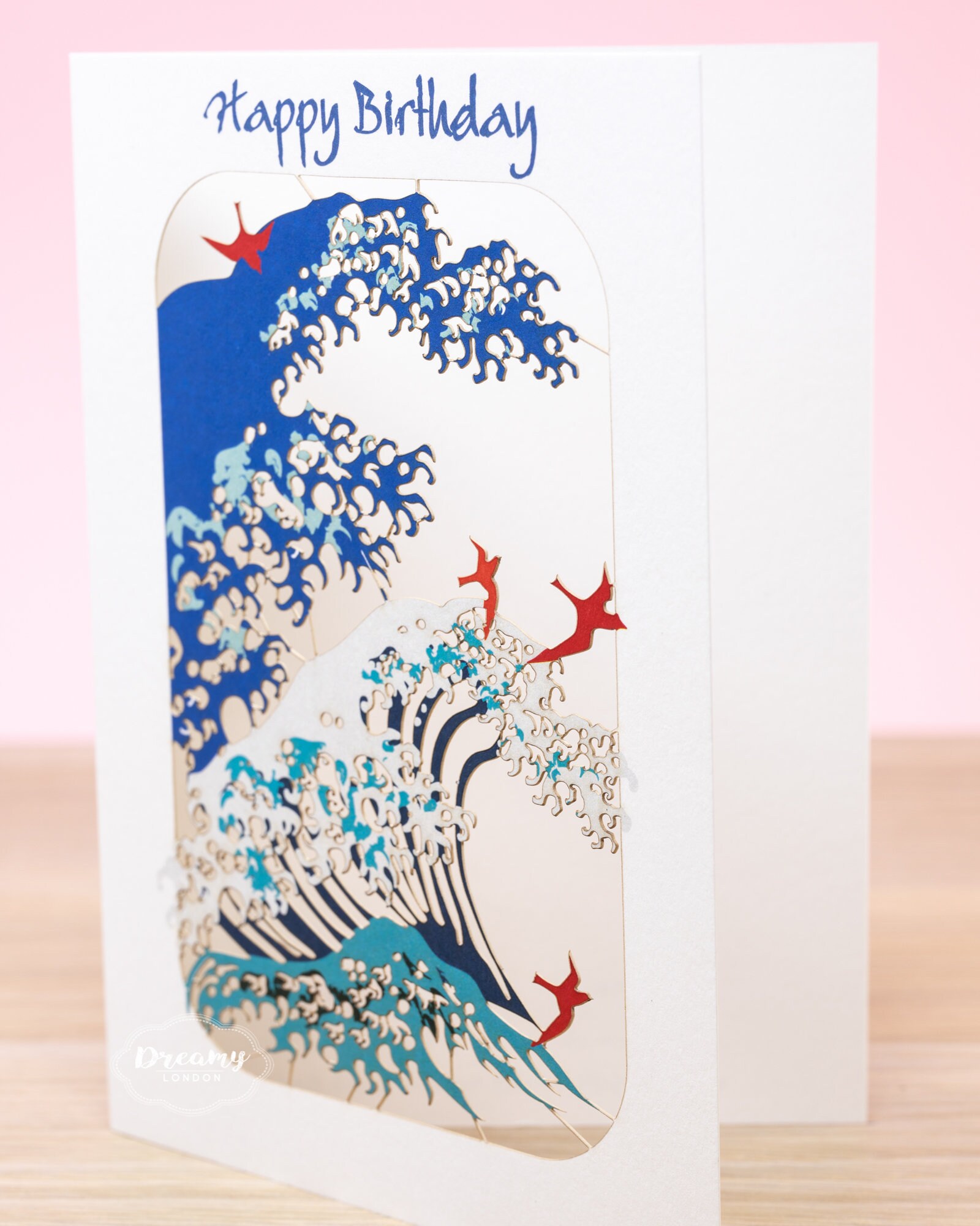 Hokusai's The Great Wave At Kanagawa (1760-1849) Quilling - View #9