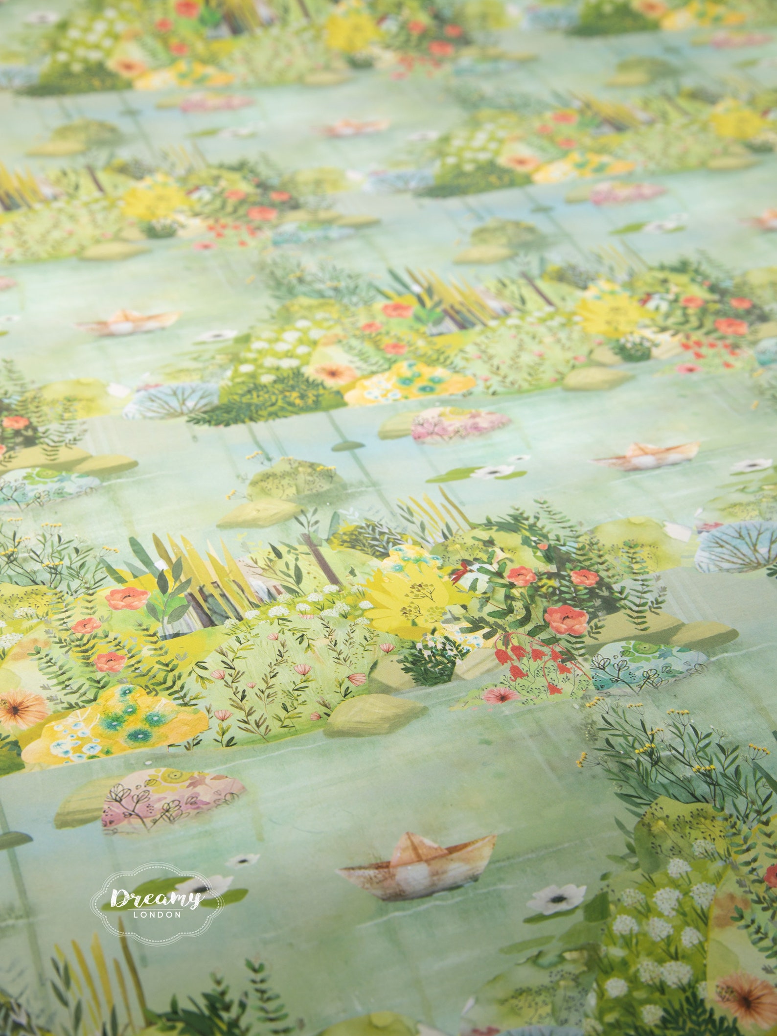 Dreamland Reversible Gift Wrapping Paper Rolls Ecofriendly Etsy