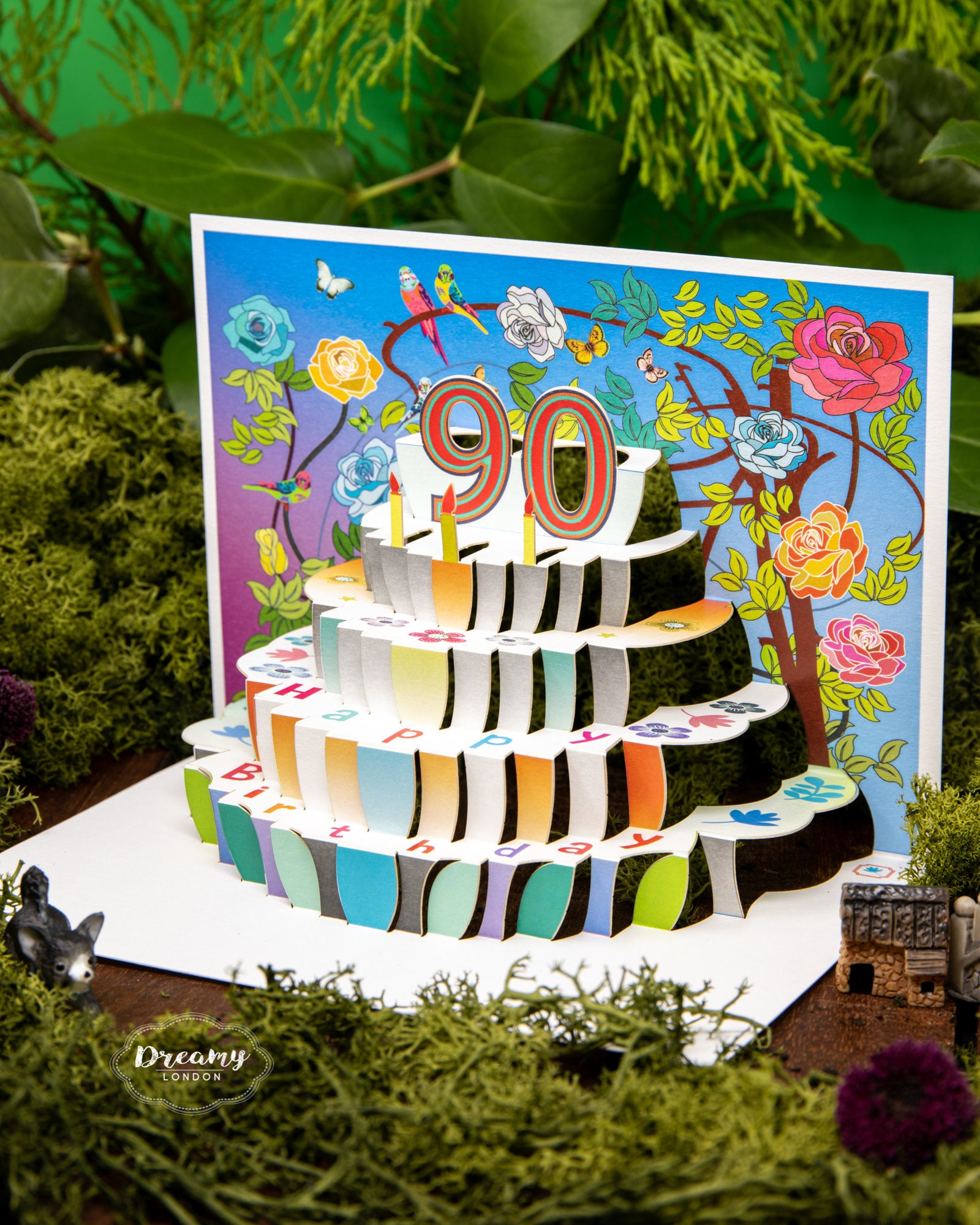 90th Birthday Card// Laser Cut Pop Up 90th Birthday Card 90th | Etsy