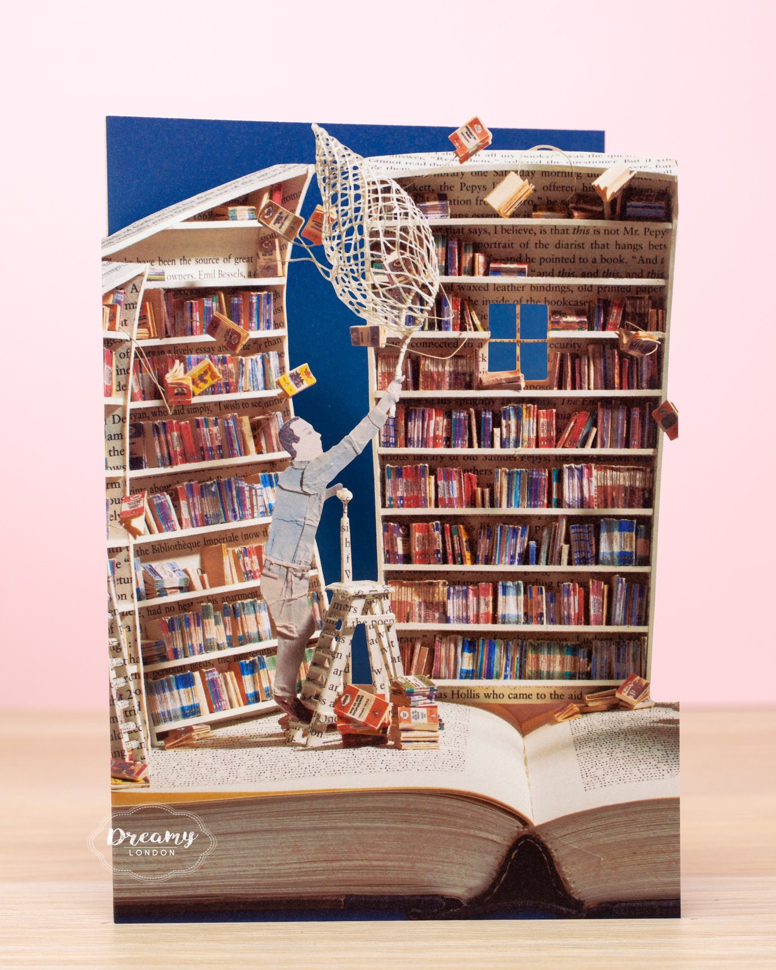 Buch-Grußkarte für Leser*innen