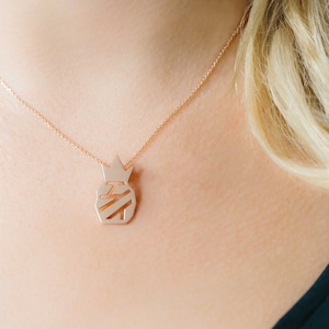 Pineapple Pendant, Yellow Gold