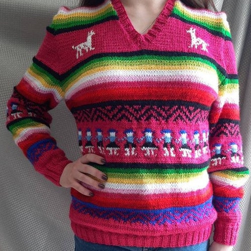 Princess Diana Llama Sweater Replica 