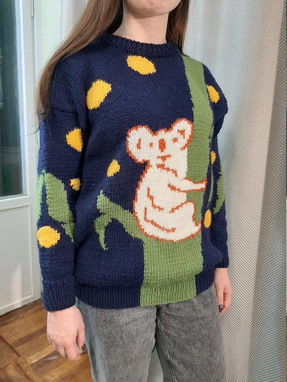 Princess Diana White Koala Sweater 