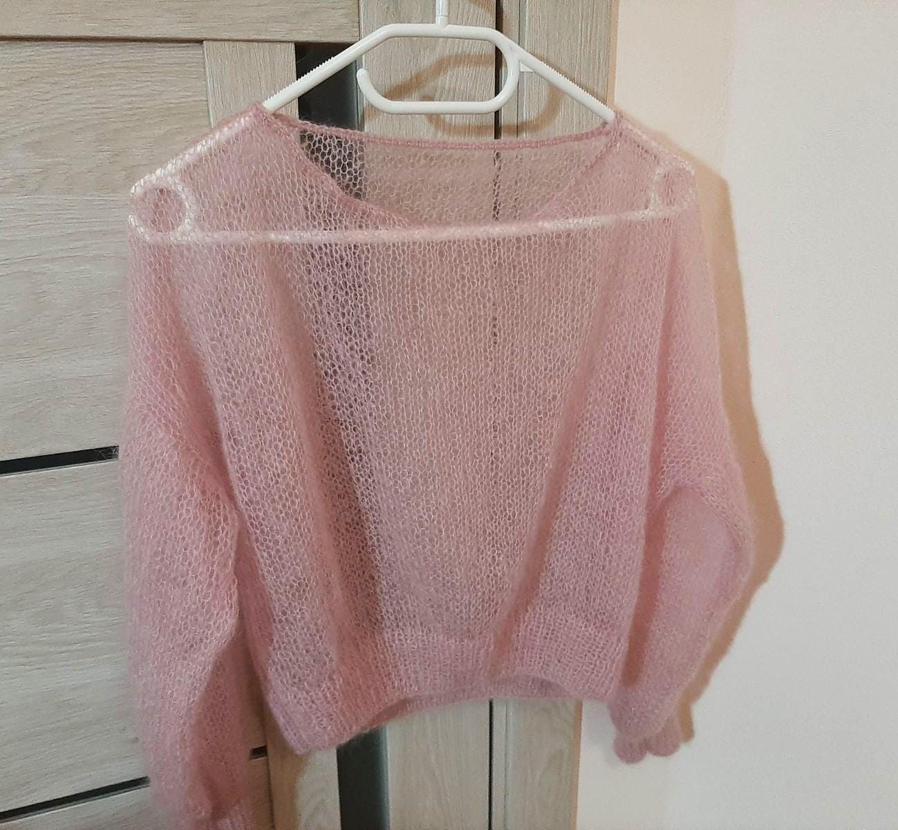 JOSEMOON MOHAIR HOLEDROP KNIT ライトピンク JOSEMOON MOHAIR HOLEDROP KNIT ライトピンク JOSEMOON MOHAIR