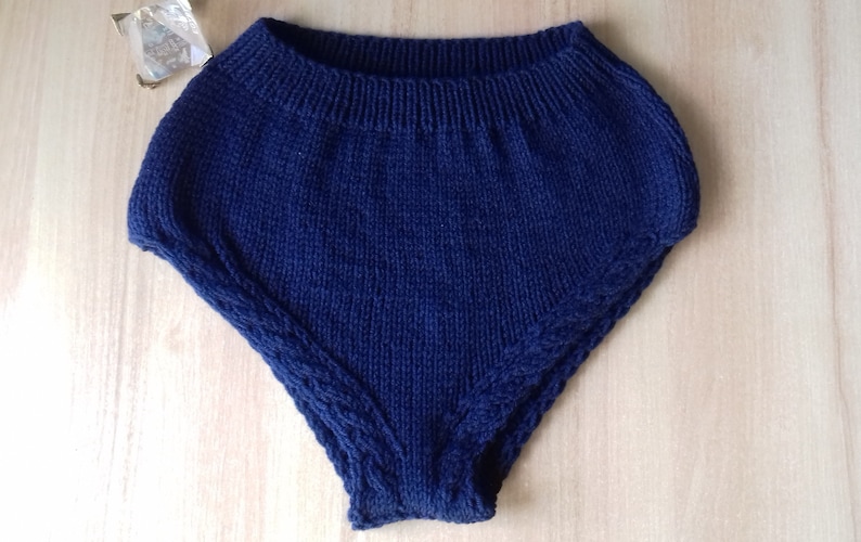 Hand Knit Handmade Underwear/High Waisted Panties Soft Warm Etsy
