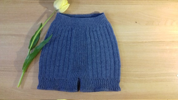 Hand Knit Handmade Underwear/panties/shorts Soft Warm, Custom Color High  Waisted Women's Pure Wool Panties, Custom Order -  Canada
