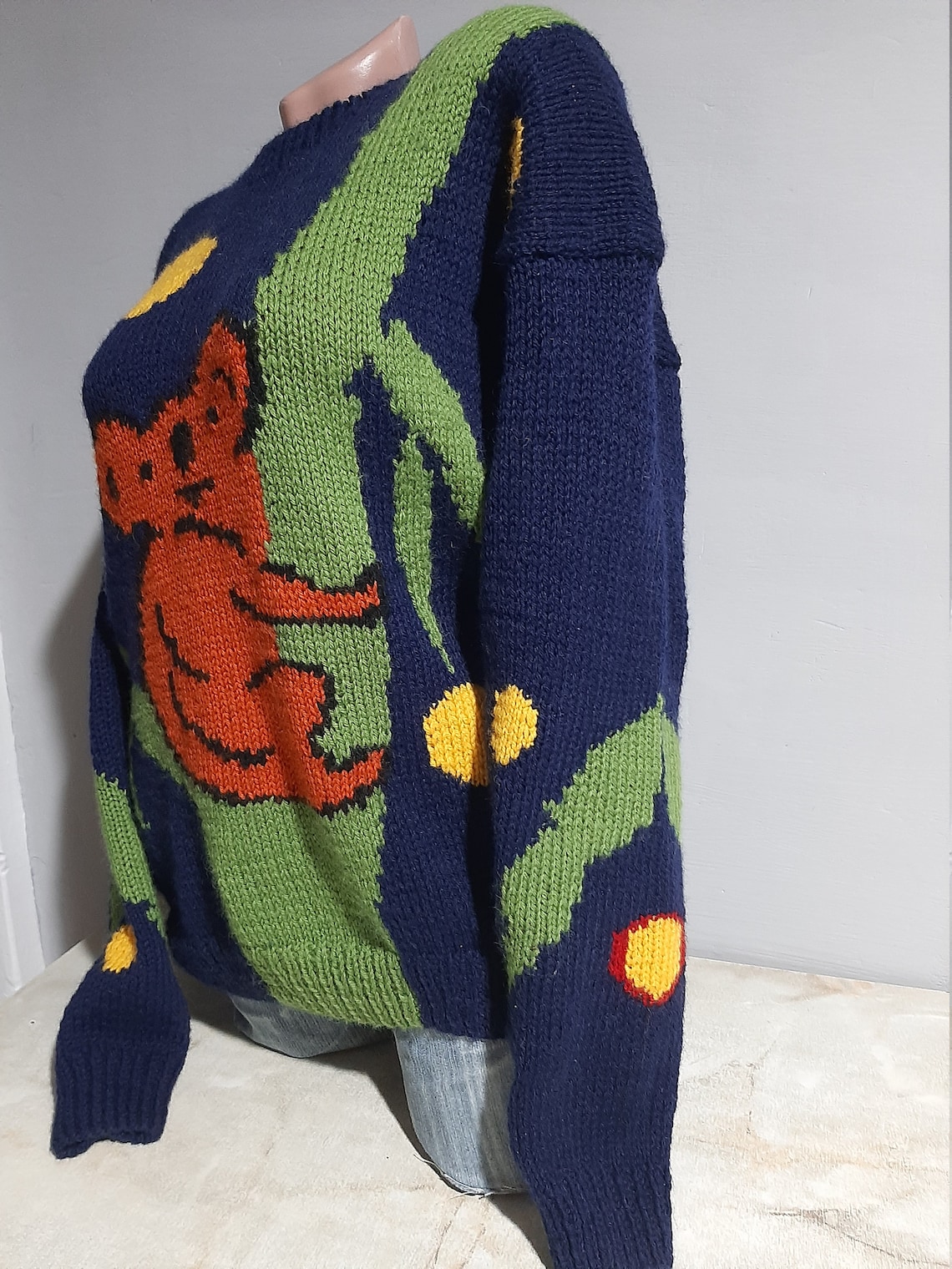 Princess Diana Koala Sweater Replica Handmade Hand/Knit | Etsy
