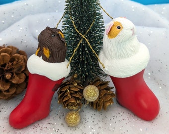 Guinea Pig Christmas Tree Ornament