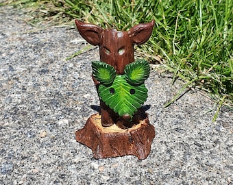 Forest Imp Figurine, Magical Forest Creature, Tree Creature Sculpture