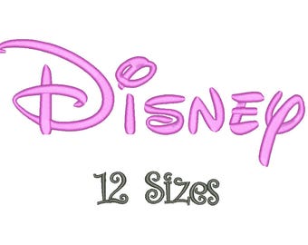 SALE** Disney Embroidery Font 12 Sizes Machine BX Embroidery Fonts Alphabets Embroidery Designs PES - Instant Download