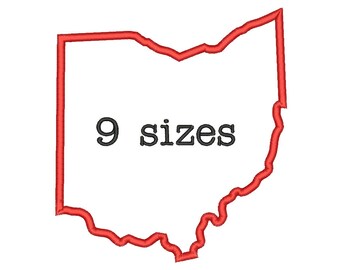 ohio outline etsy