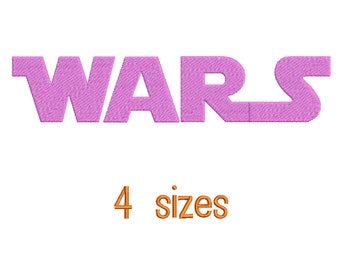 SALE** Star Wars Embroidery Font 4 Sizes Machine BX Embroidery Fonts Alphabets Embroidery Designs PES - Instant Download