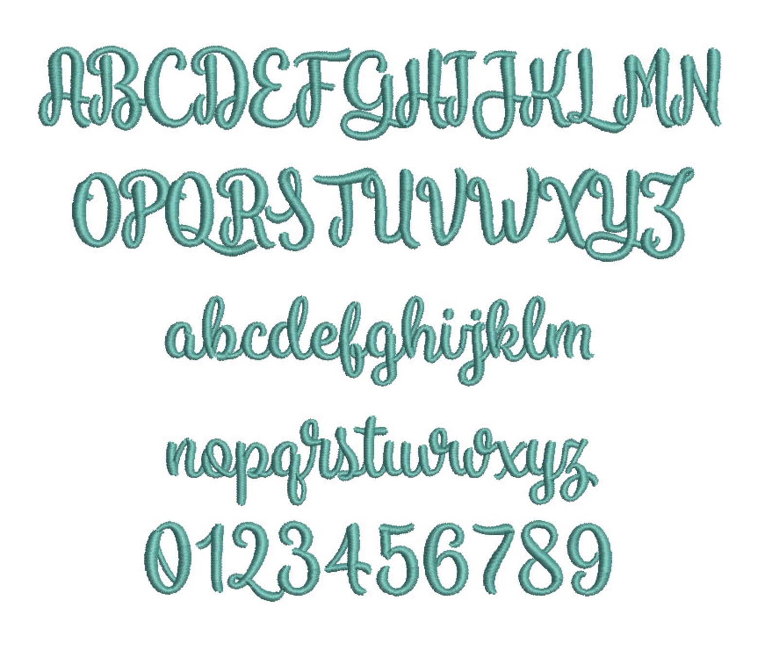 SALE Set 1 Daisy Embroidery Font 5 Sizes Machine BX Etsy