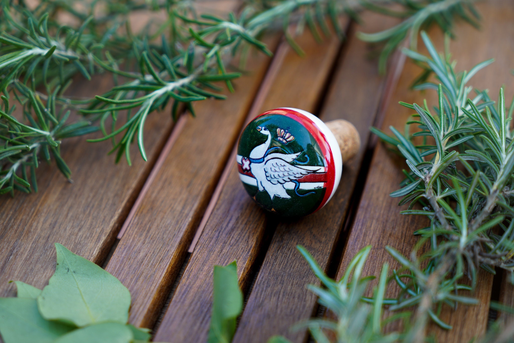 Italian Ceramic Cork Stopper for Bottle of Wine or Liquor With Etsy