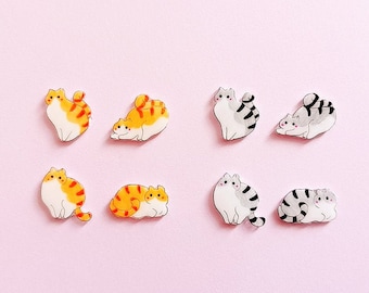 Cat earrings, Cat jewellery, Animal Earrings, Cat Mom, Cat lover gift, Gifts for her, Gifts for him, Handmade Jewellery, Custom Cat Earrings