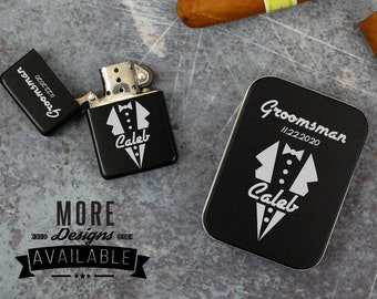 Groomsmen Gifts, Custom Lighter, Gift For Him, Groomsmen Proposal, Groomsman Gift, Best Man Gift Idea, Father of The Groom, Wedding Gift