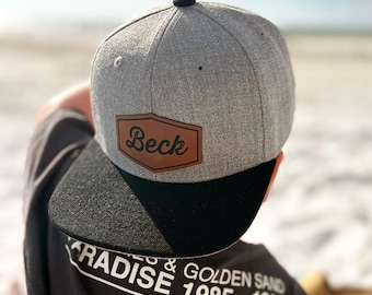 Personalized Kids Patch Hat, Kids Snapback Hat, Toddler Trucker Hat, Baby Hat, Cute Kids Hat, Custom Name Hat, Personalized Hat for Kid