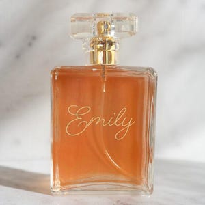 Custom Bridal Party Perfume Bottle, Personalized Bridesmaid Gift, Maid Of Honor Gift, Luxury Wedding Scent Gift, Wedding Keepsake