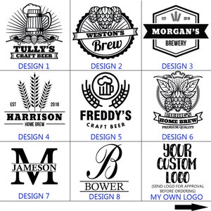 Personalized Beer Can Glass, Gift for Husband, Home Brew Gift, Home Bar Gift Idea, Engraved Beer ...