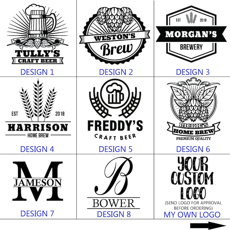 Personalized Beer Can Glass, Gift for Husband, Home Brew Gift, Home Bar Gift Idea, Engraved Beer Glass, Custom Beer Glass, Gift for Dad image 5