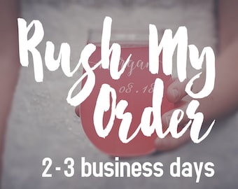 RUSH Production 1-2 ITEMS + Priority Shipping Upgrade