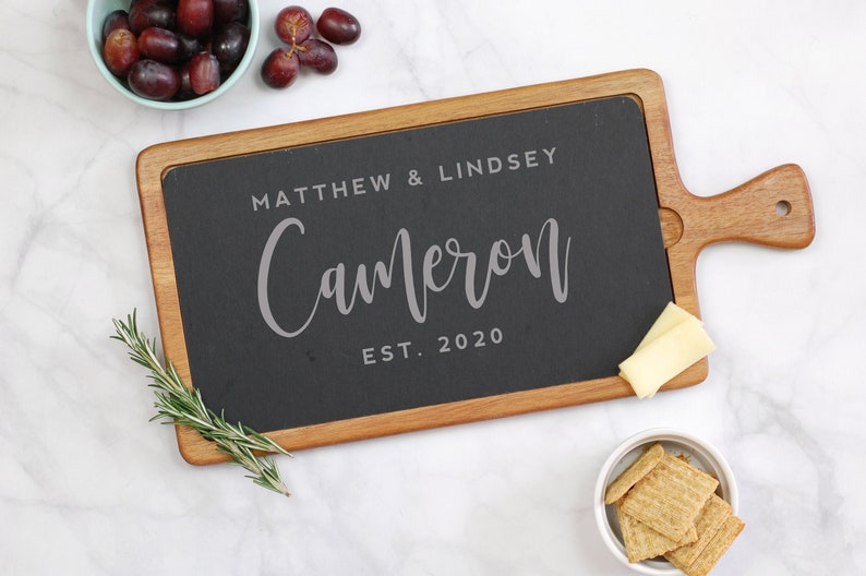 Cutting Board Customized Charcuterie Chalk Board Slate and Etsy